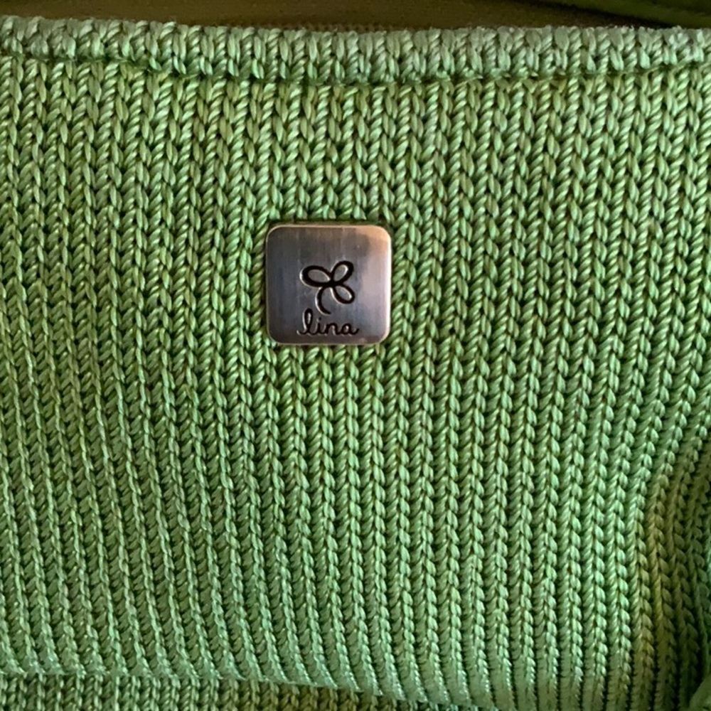❣️Green Lina Purse with Braided Straps❣️ - Picture 4 of 8